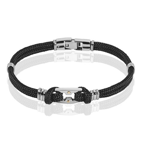 Bracelet Orancie Acier Blanc - Bracelets cordon Homme | Histoire d’Or