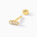 Piercing Pirias Acier Jaune Oxyde De Zirconium - Piercings d'oreilles Femme | Histoire d&rsquo;Or