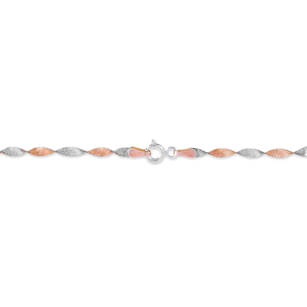 Bracelet Izar Torsadee Or Bicolore - Bracelets Femme | Histoire d’Or
