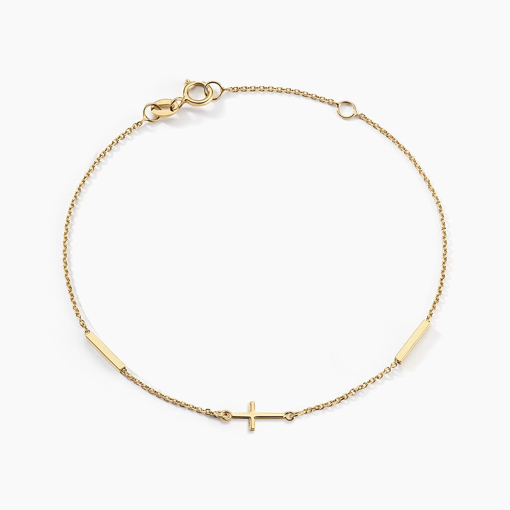 Bracelet Cathal Or Jaune - Bracelets Communion Femme | Histoire d&rsquo;Or