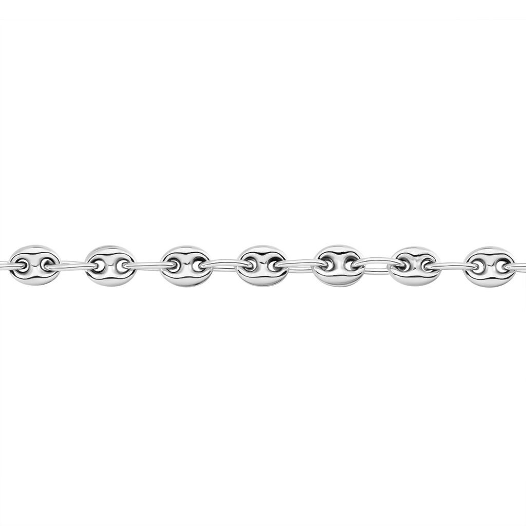 Bracelet Maille Argent Carrus - Bracelets cha&icirc;ne Homme | Histoire d&rsquo;Or