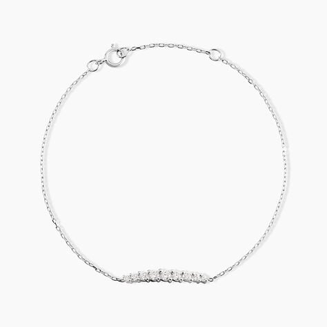 Bracelet Georas Or Blanc Oxyde - Bracelets Femme | Histoire d&rsquo;Or