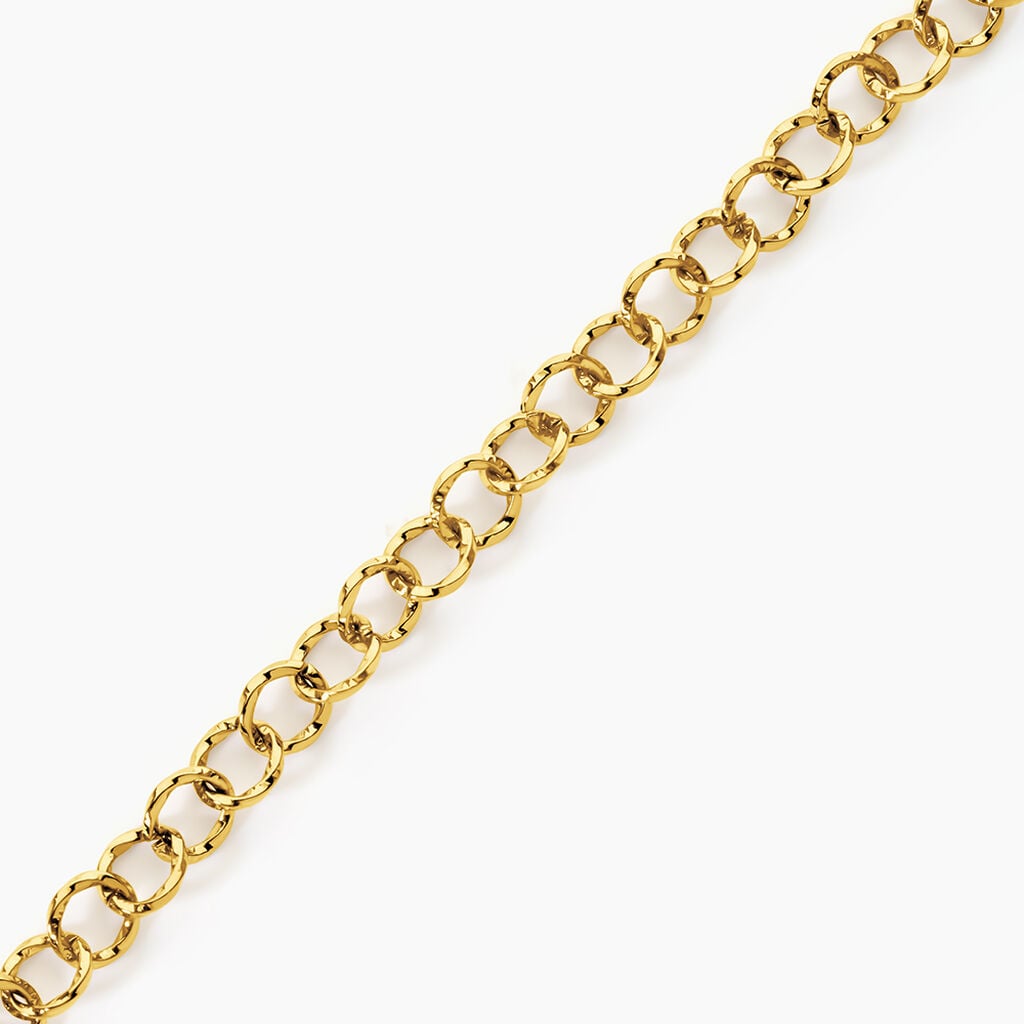 Bracelet Nana Acier Jaune - Bijoux sans pierre Femme | Histoire d&rsquo;Or
