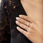Chevali&egrave;re Plaqu&eacute; Or Jaune Ignazio Oxyde De Zirconium - Chevali&egrave;res Femme | Histoire d&rsquo;Or