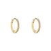 Créoles Kalinda Plaqué Or Jaune Oxyde De Zirconium - Boucles d'oreilles créoles Femme | Histoire d’Or