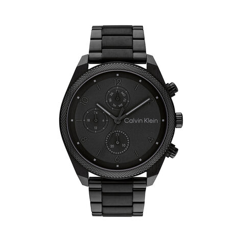Montre Calvin Klein Impact Multifonctions Noir - Montres Homme | Histoire d&rsquo;Or