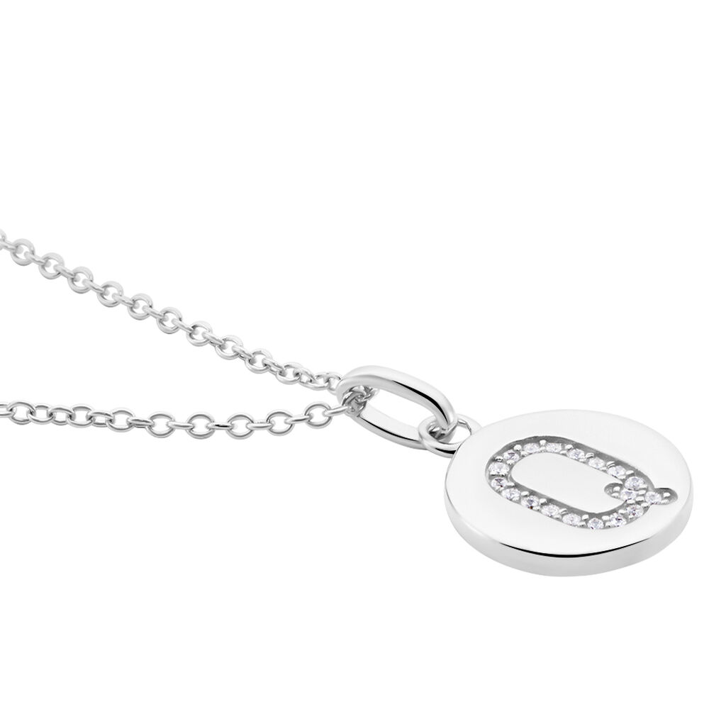 Collier Argent Eugenien Oxydes De Zirconium - Colliers fantaisie Femme | Histoire d&rsquo;Or