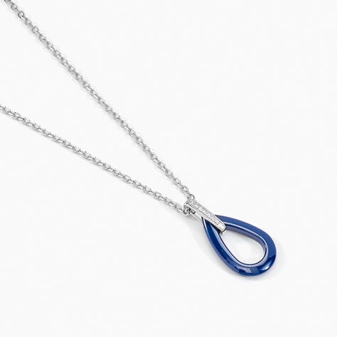 Collier Peer Argent Blanc Oxyde De Zirconium - Colliers fantaisie Femme | Histoire d’Or