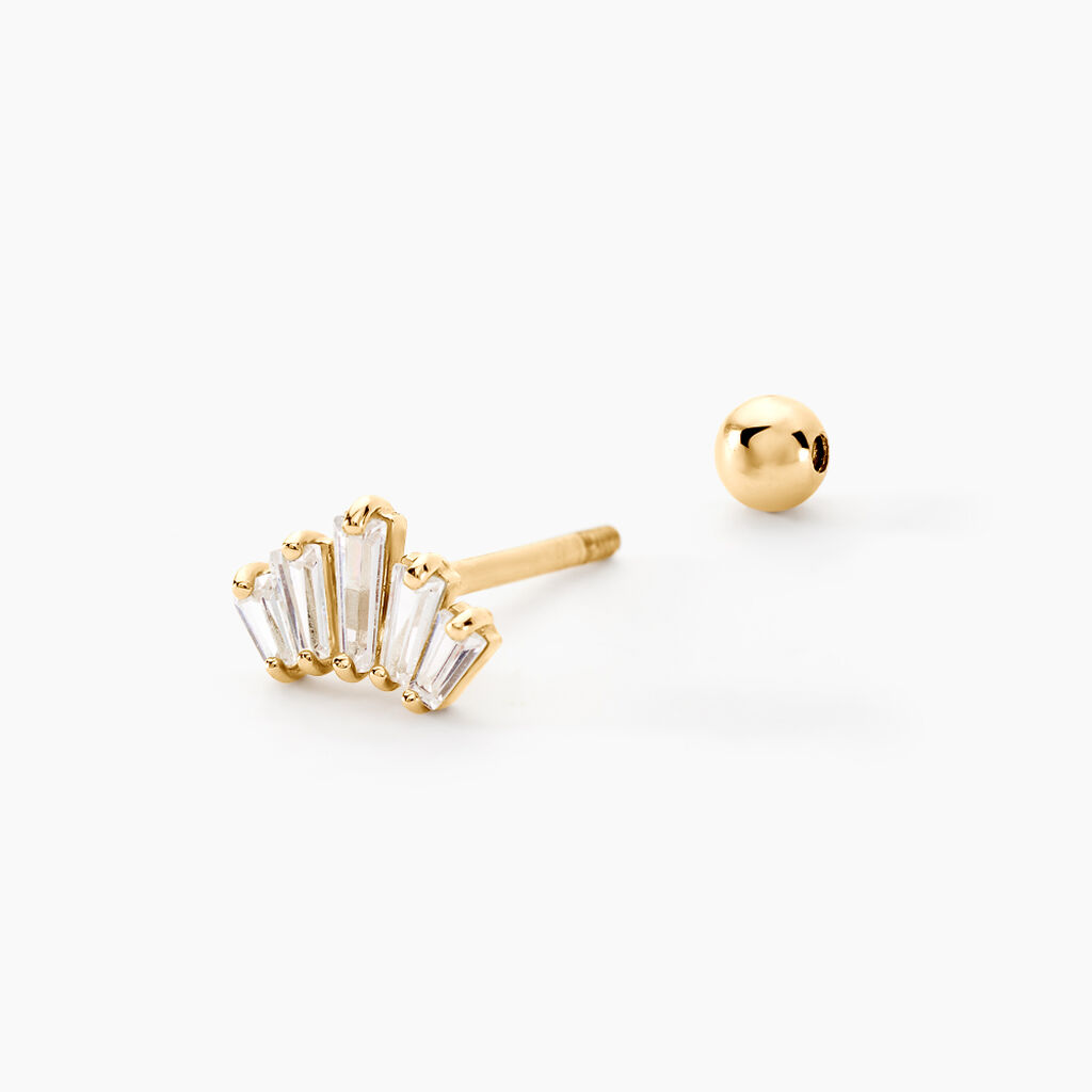 Piercing Evangelos Or Jaune Oxyde De Zirconium - Bijoux Femme | Histoire d’Or