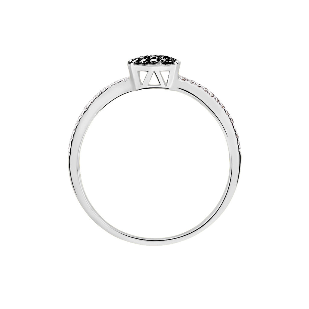 Bague Aude Or Blanc Diamant - Bagues avec pierre Femme | Histoire d’Or