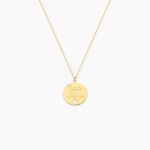 Collier Benedicte Message Or Jaune - Colliers Enfant | Histoire d&rsquo;Or