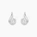 Boucles D'oreilles Puces Indian Drop Argent Blanc Oxyde De Zirconium - Boucles d'oreilles fantaisie Femme | Histoire d’Or