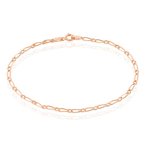 Bracelet Ophelio Maille Alternee 1/1 Or Rose - Bracelets chaîne Femme | Histoire d’Or