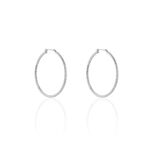 Cr&eacute;oles Cayla Or Blanc - Boucles d'oreilles cr&eacute;oles Femme | Histoire d&rsquo;Or