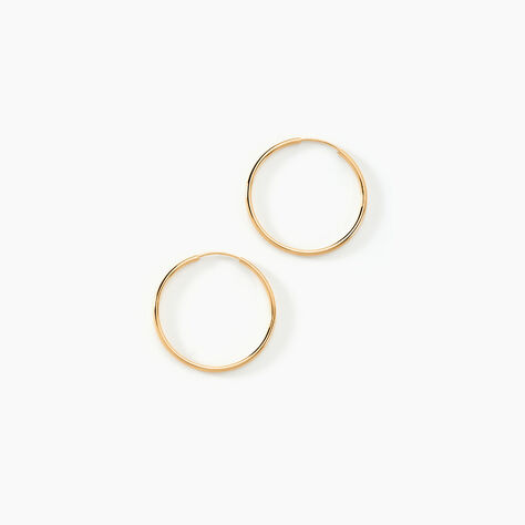 Créoles Dominae Or Jaune - Boucles d'oreilles créoles Femme | Histoire d’Or