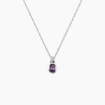 Collier Elowen Argent Blanc Oxyde De Zirconium - Colliers fantaisie Femme | Histoire d&rsquo;Or