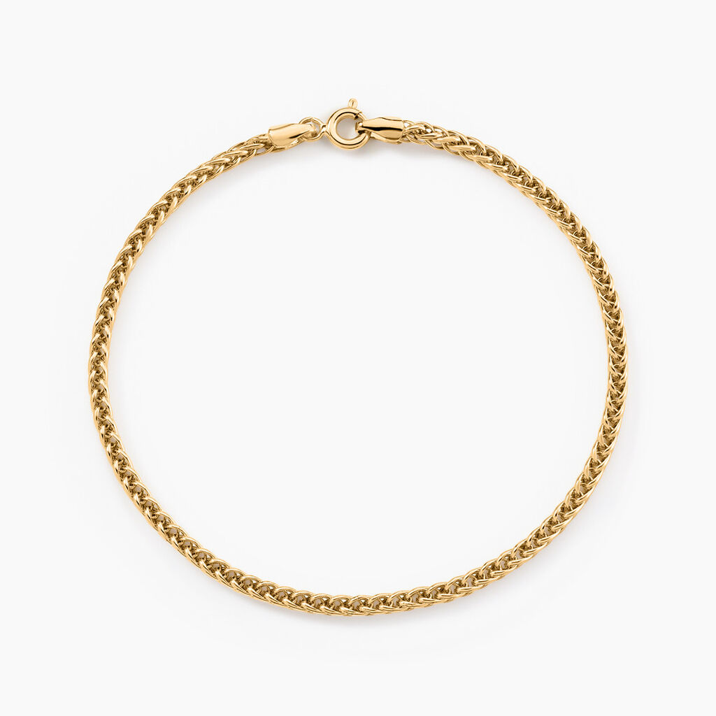Bracelet Jany Maille Palmier Or Jaune - Bracelets chaîne Femme | Histoire d’Or