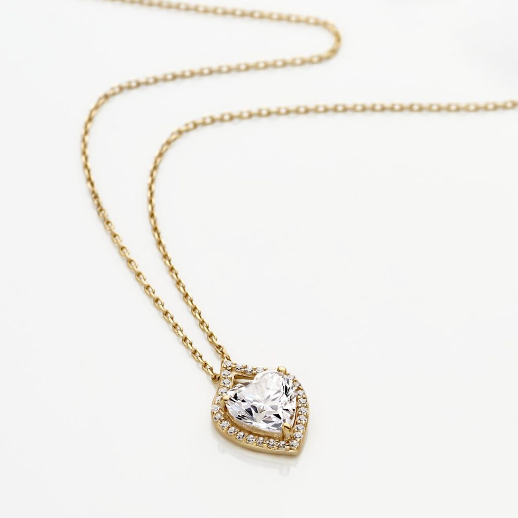Collier Verounia Or Jaune Oxyde De Zirconium - Colliers Femme | Histoire d’Or