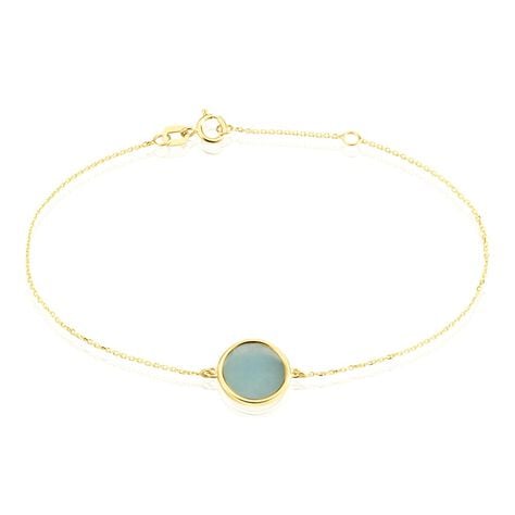 Bracelet Or Jaune Florica Amazonite - Bracelets Femme | Histoire d’Or