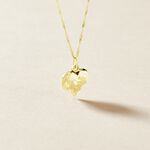 Pendentif Eudocie Coeur Mat Et Brillant Or Jaune - Pendentifs Femme | Histoire d&rsquo;Or
