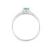 Bague Crista Or Blanc Emeraude Et Diamant - Bagues solitaires Femme | Histoire d’Or