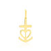 Pendentif Cobeia Croix De Camargue Or Jaune - Pendentifs Baptême Famille | Histoire d’Or