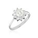 Bague Argent Blanc Cheri Perle De Culture Oxydes De Zirconium - Bagues avec pierre Femme | Histoire d’Or