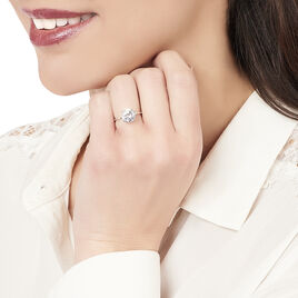 Bague Solitaire Gatiane Argent Oxyde De Zirconium - Bagues solitaires Femme | Histoire d’Or