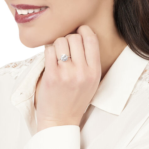 Bague Solitaire Gatiane Argent Oxyde De Zirconium - Bagues solitaires Femme | Histoire d’Or