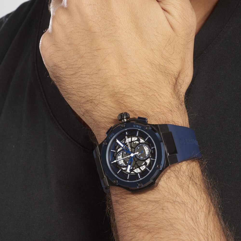 Montres Cerruti CRA29803 Acier Boucle Ardillon Noir Ronde - HIMHN1N4810 •  Histoire d'Or