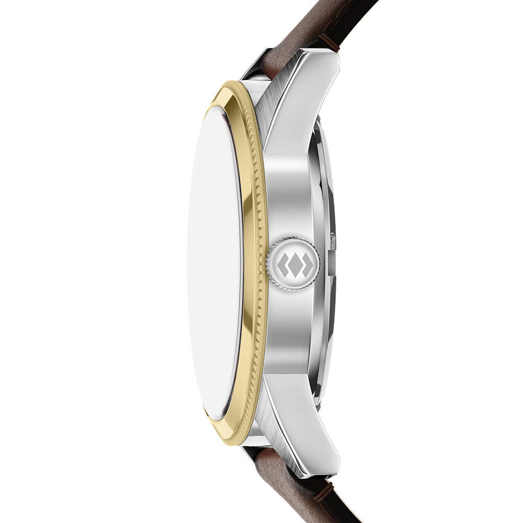 Montre Fossil Pearson Bleu - F&ecirc;te des p&egrave;res Homme | Histoire d&rsquo;Or