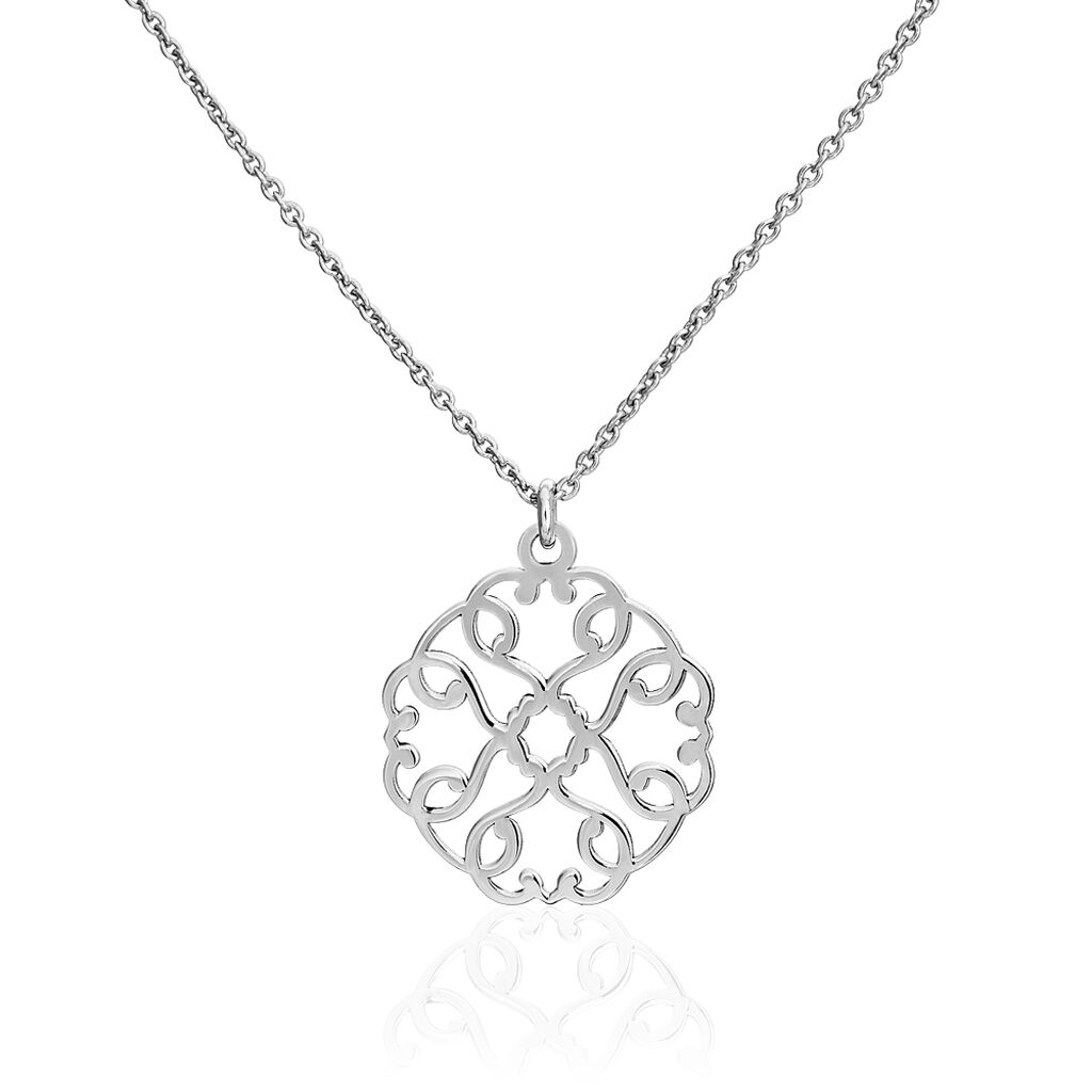 Collier Lev Argent Blanc - Colliers fantaisie Femme | Histoire d&rsquo;Or