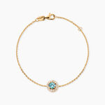 Bracelet Plaqu&eacute; Or Radbod Pierre Artificielle Oxydes De Zirconium - Bracelets Femme | Histoire d&rsquo;Or