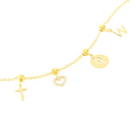 Charms Licinia Or Jaune - Pendentifs Croix Femme | Histoire d’Or