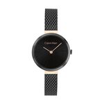 Montre Calvin Klein Minimalistic T Bar Noir - Montres Femme | Histoire d&rsquo;Or