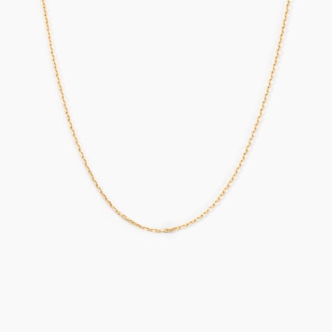 Cha&icirc;ne Igoa Maille For&ccedil;at Diamantee Or Jaune - Chaines Femme | Histoire d&rsquo;Or