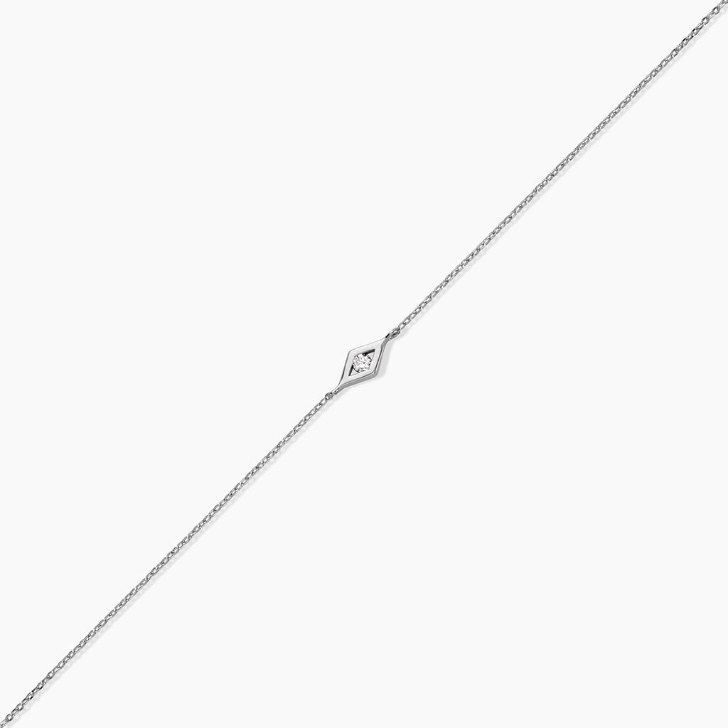 Bracelet Eirena Or Blanc Diamant - Bracelets Femme | Histoire d&rsquo;Or