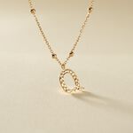 Collier Plaqu&eacute; Or Jaune Lettra - Bijoux sans pierre Femme | Histoire d&rsquo;Or