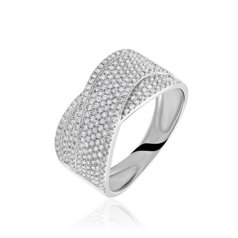 Bague Elyne Or Blanc Diamant - Ventes Privées Femme | Histoire d’Or