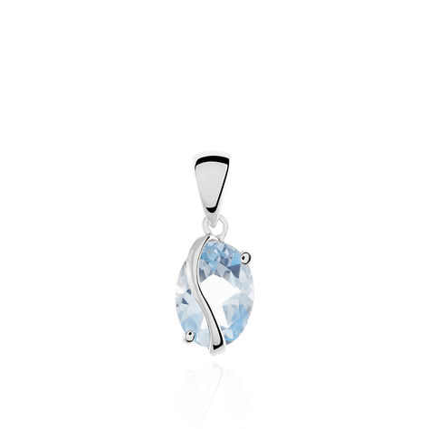 Pendentif Prudencia Or Blanc Topaze - Pendentifs Femme | Histoire d’Or