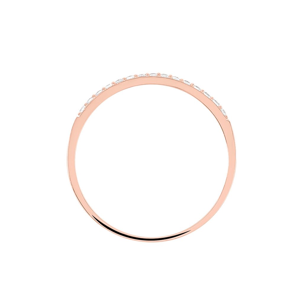 Alliance Klimka Or Rose Oxyde De Zirconium - Alliances Femme | Histoire d&rsquo;Or