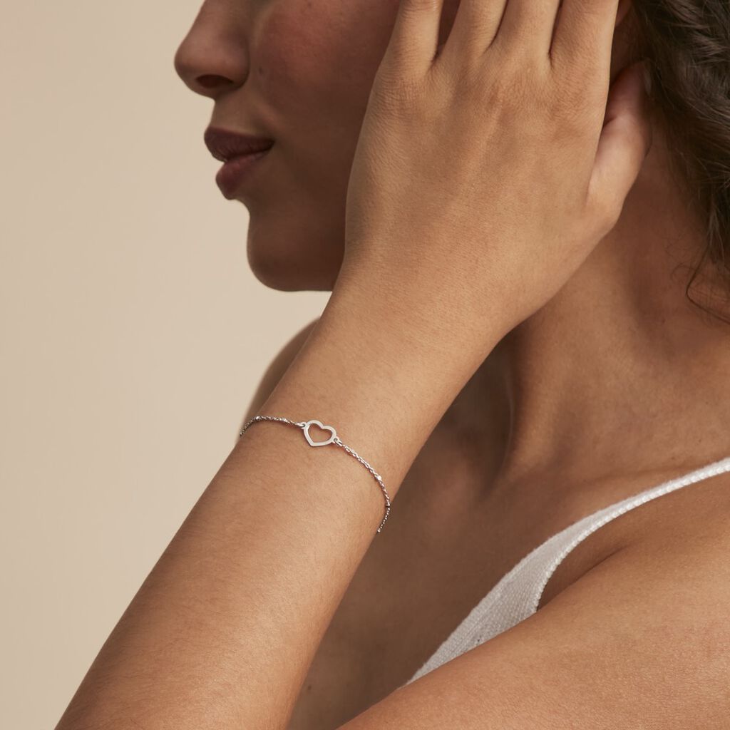 Bracelet Ayelet Argent Blanc - Bracelets Femme | Histoire d’Or