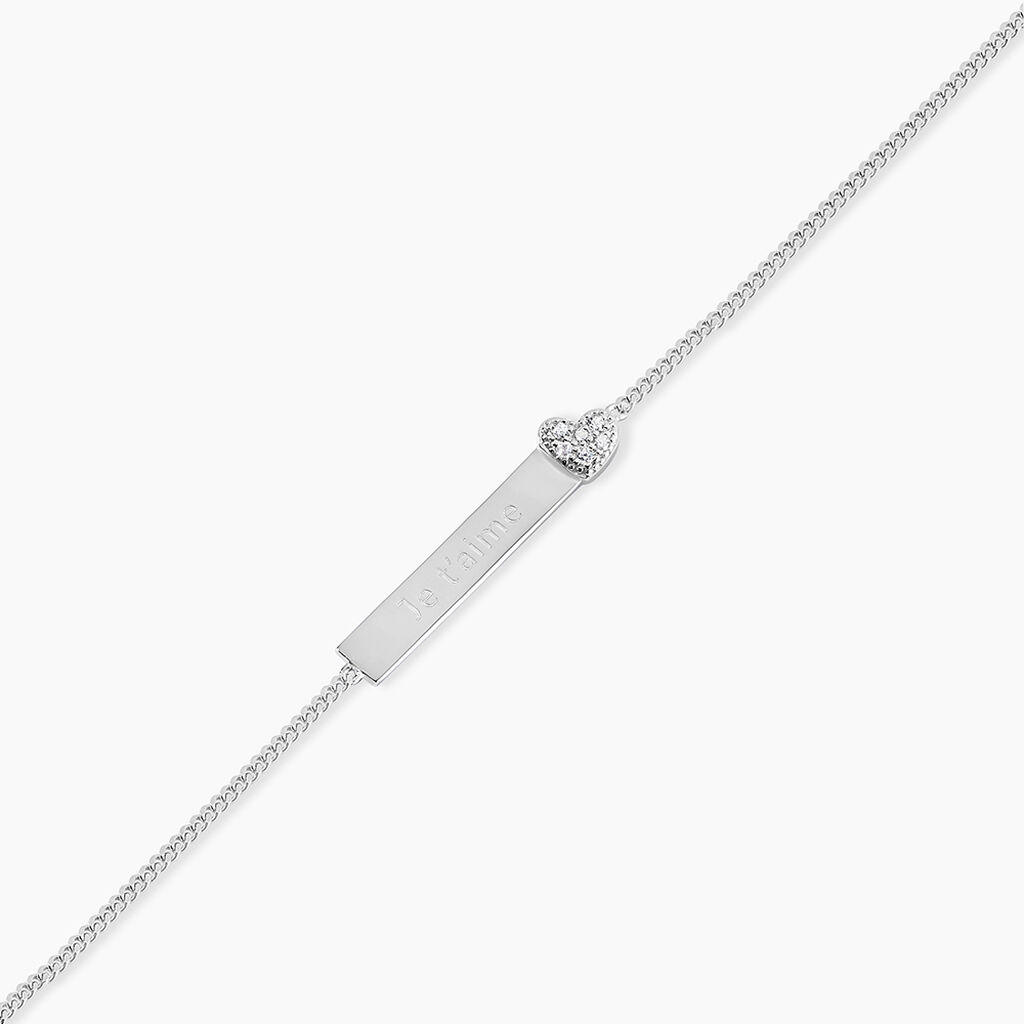 Bracelet Argent Rosule Oxydes De Zirconium - Bracelets Femme | Histoire d’Or