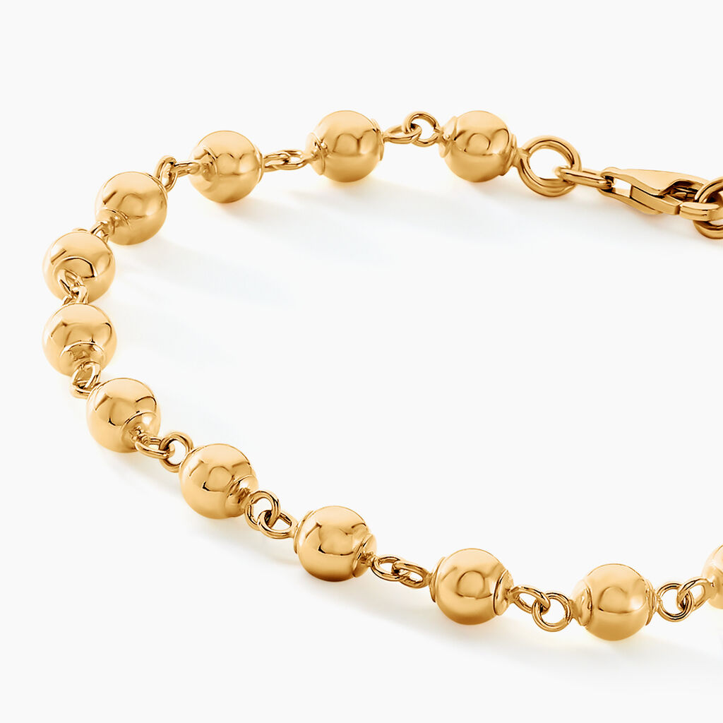 Bracelet Diona Diona Maille Boule Or Jaune - Bracelets Femme | Histoire d’Or