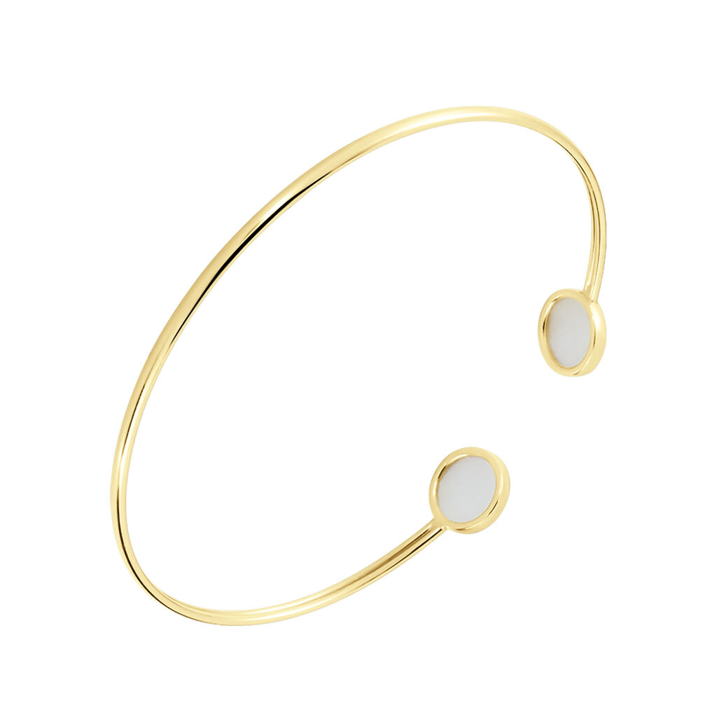 Bracelet Jonc Heida Or Jaune Nacre - Bracelets joncs Femme | Histoire d’Or
