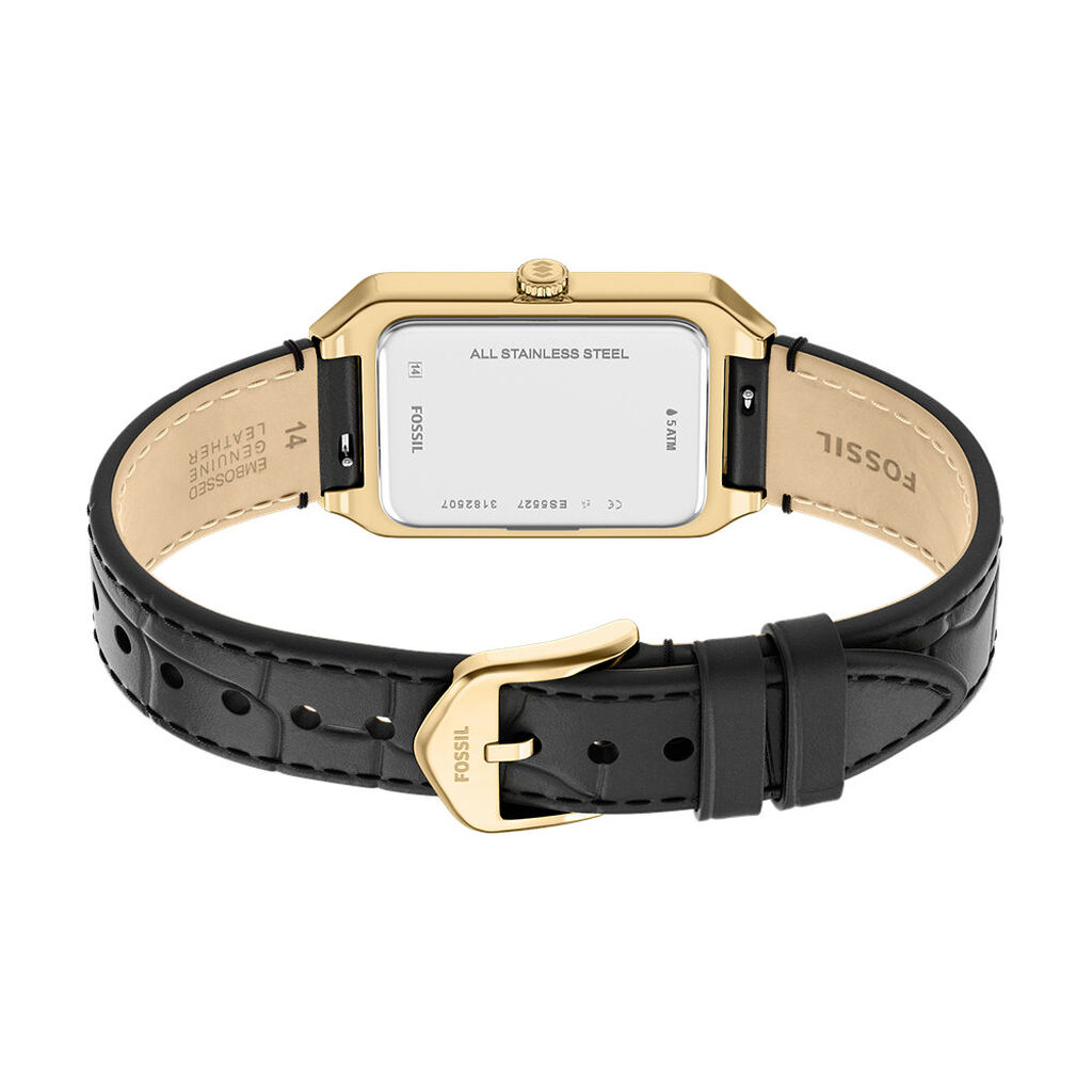 Montre Fossil Raquel Jumping Hour Noir - Montres Femme | Histoire d&rsquo;Or