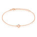 Bracelet Rossana Argent Rose Pierre De Synthese - Bracelets Femme | Histoire d’Or