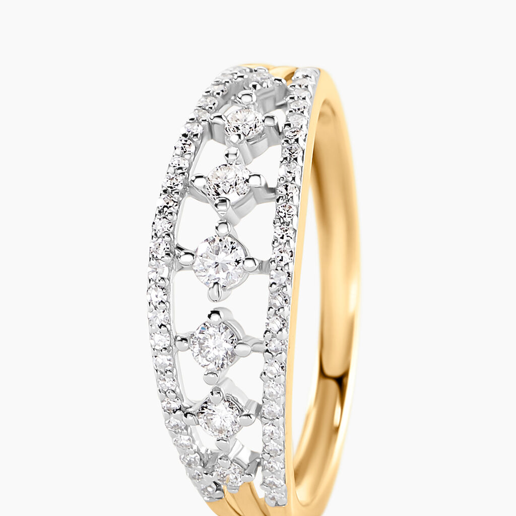 Bague Meirion Or Blanc Diamant Synthétique - Nouveautés Femme | Histoire d’Or