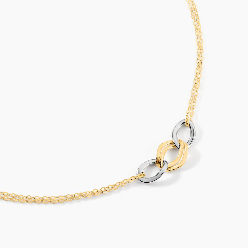 Collier Louisa Or Bicolore - Colliers Femme | Histoire d&rsquo;Or