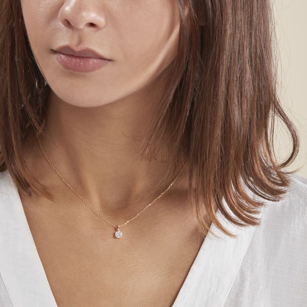 Pendentif Victoria Or Jaune Diamant - Pendentifs Femme | Histoire d&rsquo;Or